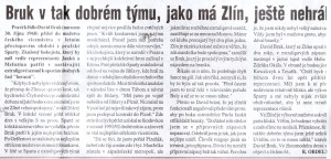 dobový článek s Davidem Brukem